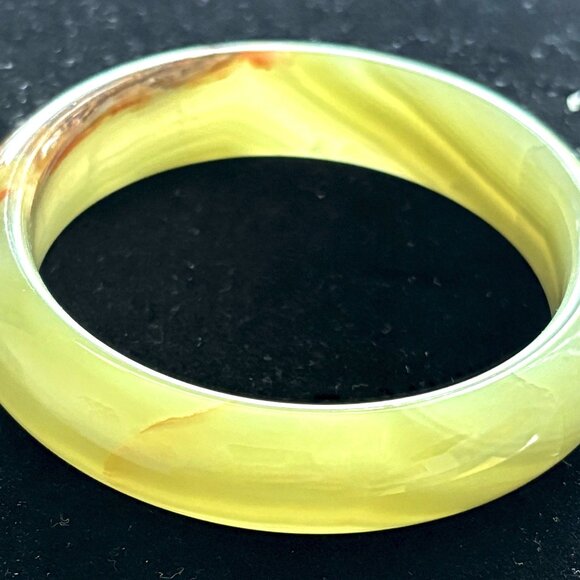 Original Onyx Natural Marble Bracelet/Bangles - Elegant Stone Jewelry for Women - Picture 2 of 11